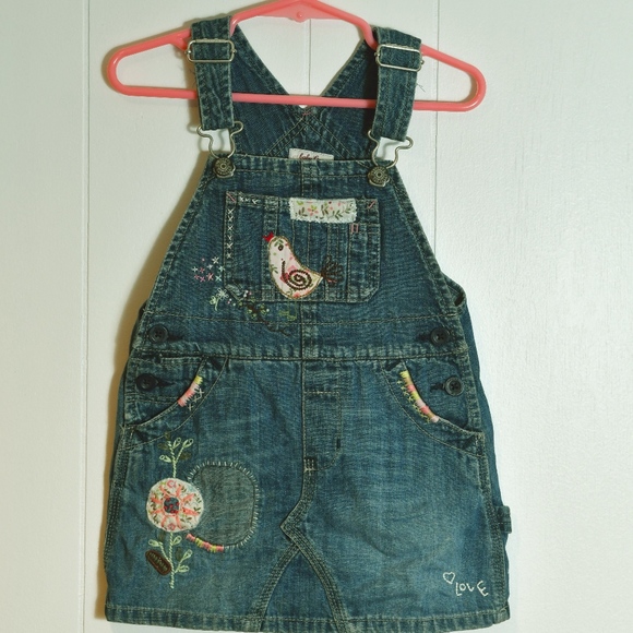 GAP Other - 3/$18 Girl's Gap Denim Jumper 18-24m